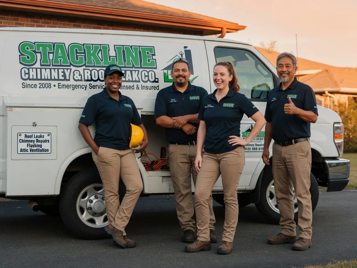 Chimney flashing repair company in Donnelsville, OH